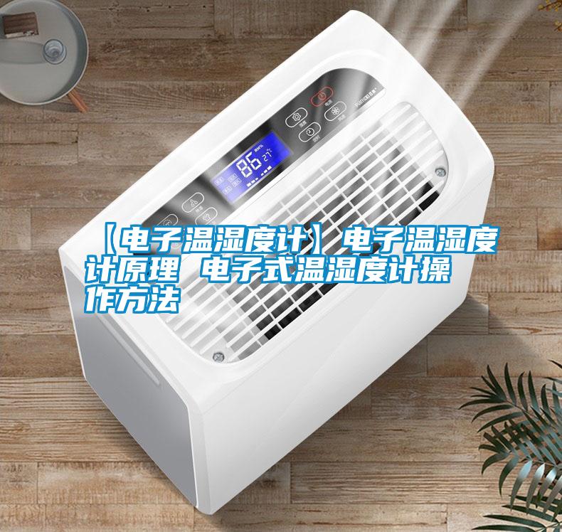 【電子溫濕度計】電子溫濕度計原理 電子式溫濕度計操作方法