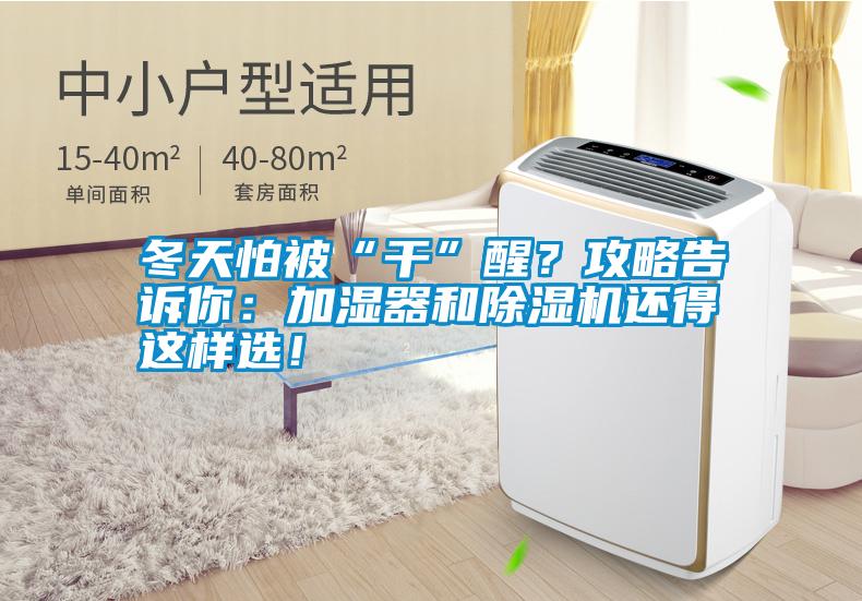 冬天怕被“干”醒？攻略告訴你：加濕器和除濕機(jī)還得這樣選！