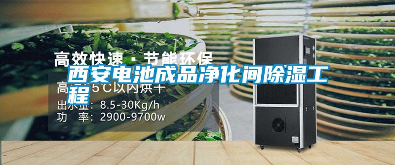 西安電池成品凈化間除濕工程