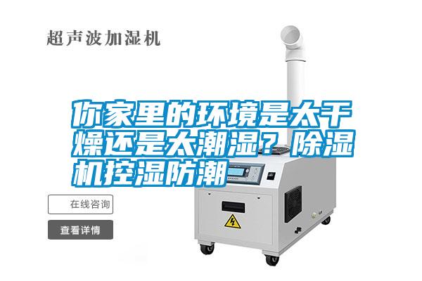 你家里的環(huán)境是太干燥還是太潮濕？除濕機(jī)控濕防潮