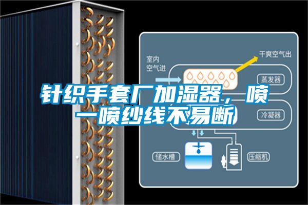 針織手套廠加濕器，噴一噴紗線不易斷