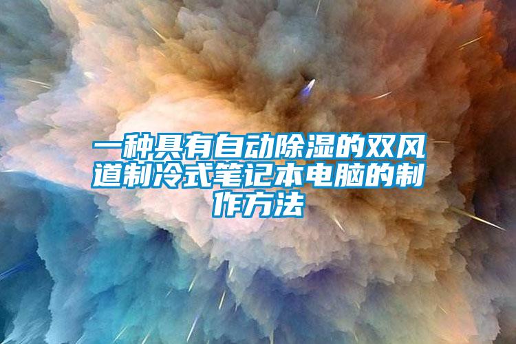 一種具有自動除濕的雙風(fēng)道制冷式筆記本電腦的制作方法