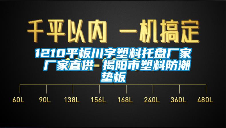 1210平板川字塑料托盤廠家 廠家直供 揭陽市塑料防潮墊板