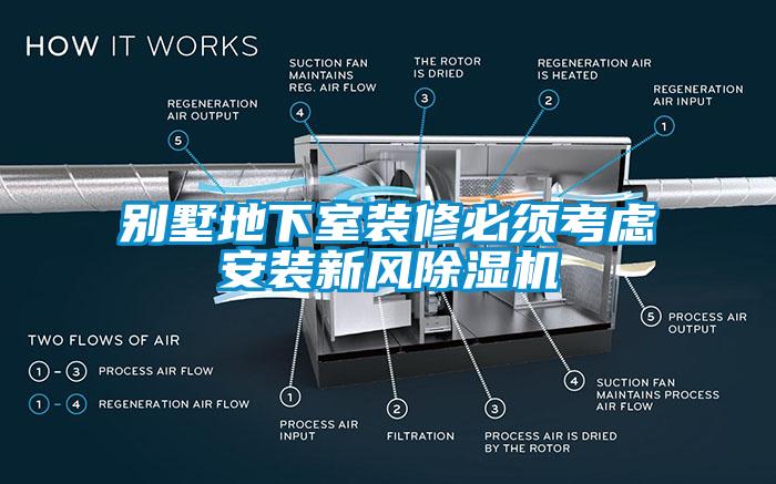 別墅地下室裝修必須考慮安裝新風(fēng)除濕機(jī)