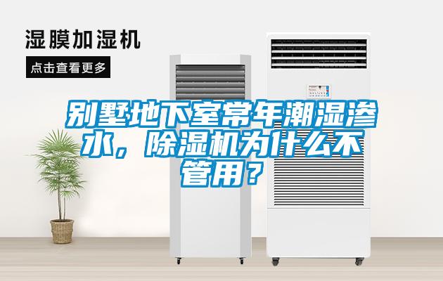 別墅地下室常年潮濕滲水，除濕機(jī)為什么不管用？