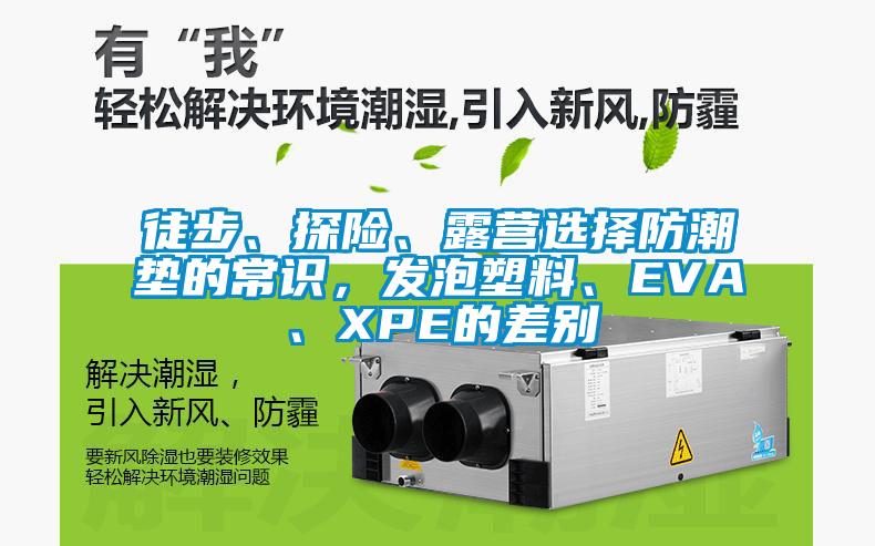 徒步、探險、露營選擇防潮墊的常識，發(fā)泡塑料、EVA、XPE的差別