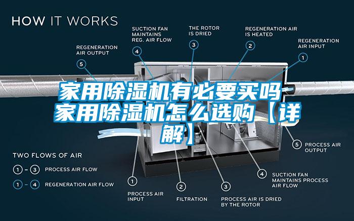 家用除濕機有必要買嗎 家用除濕機怎么選購【詳解】