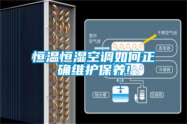 恒溫恒濕空調(diào)如何正確維護(hù)保養(yǎng)!