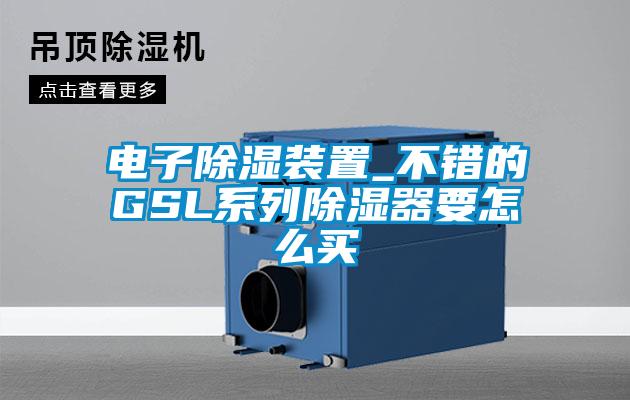 電子除濕裝置_不錯(cuò)的GSL系列除濕器要怎么買