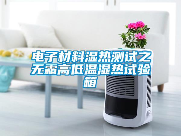 電子材料濕熱測試之無霜高低溫濕熱試驗(yàn)箱